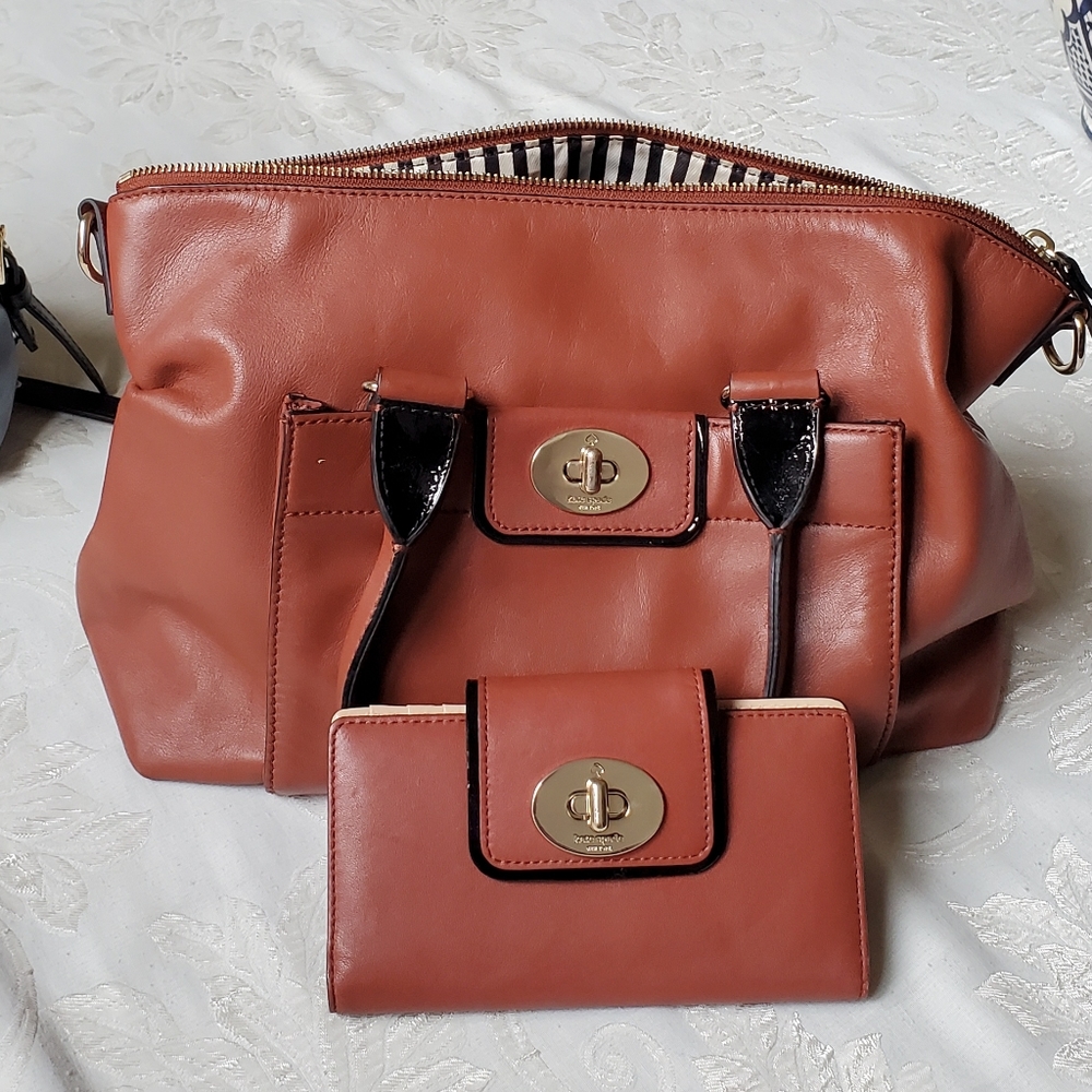 Kate Spade purse an matching wallet